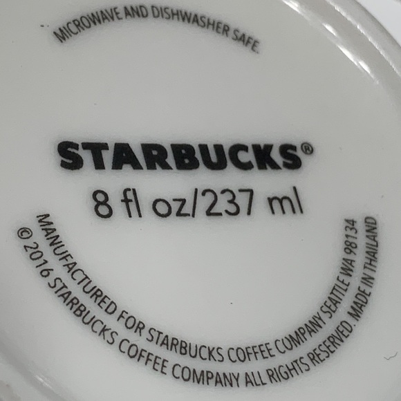 Starbucks KOREA cup 8 oz ceramic MUGUNGHWA - Picture 12 of 13